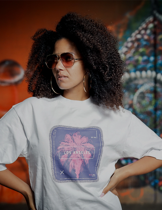 Los Angeles Vintage Tee White
